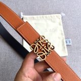 Loewe Top Quality Fashion Anagram 3.2CM Width Best Quality Belts