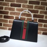 Best Quality Gucci Cheap 431665 Sylvie medium top handle bag