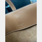 Le 37 In Shiny Leather Hobo Buckets 742828 Best Quality Saint Laurent Bag