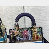 Christian Dior AAA+ Best Quality Canvas Lady 24CM Tote Bag
