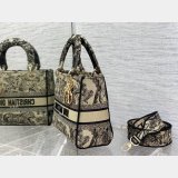 Wholesale Leather Lady Dior 24cm Best Quality Shoulder Handbag