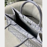 Luxury Christian Dior CD Book Tote grey Best Quality Bags