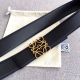 Loewe Designer Best Quality Top 4.0CM Width Double-Sided Cowhide Belt