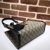 UK Gucci Best Quality GG Supreme Padlock Small Shoulder 498156 Bag