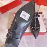 Best valentino Luxury Goods sneakers heels flats Black Shoes