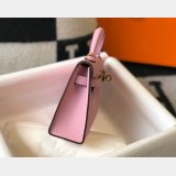 Hermes Outlet 1:1 Best Quality Mini Kelly Pink Handbags