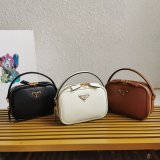 Prada 1BH203  Saffiano Leather Best Quality Envelope Best Bag