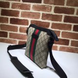 Top Quality Gucci Web GG Supreme Flat Messenger Best Quality 471454 Bag