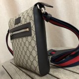Best Quality Gucci 7 Star GG Supreme Gray Small Messenger 523599 Bag