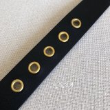 Christian Louboutin Best Quality 3.4cm Black Spiked Leather Belts