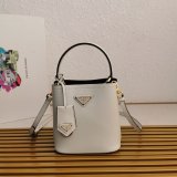 Platinum Prada 1BA373 Panier Saffiano Leather Perfect Best Quality Bag