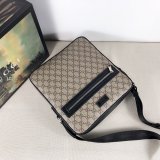 Gucci Best Quality Beige GG Supreme flat messenger