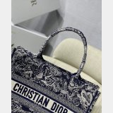 Dior High Quality Book Tote Best Quality Dior 41.5/36CM Oblique Embroidery