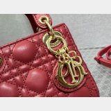 Best Quality Fashion Dior Micro Lady 1:1 Mirror 12CM Bag