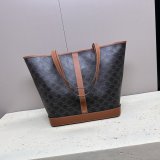Designer 115072 Cabas Triomphe Canvas Tan Best Quality Bag