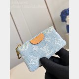 Key Pouch Monogram Denim M82961 7 Star Louis Vuitton Best Quality Bag