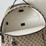 Gucci Medium GG Backpack With Web Men 824624 Best Quality Bag
