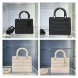 Best Quality Christian Dior Knockoff Lady Dior 24cm Purses
