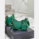 1:1 Clone Prada Best Quality Handbags Outlet Leather Hobo Re-Edition Online