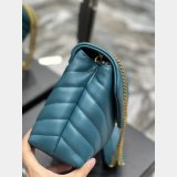 High Quality Designer Loulou Best Quality Saint Laurent Handbags Green Wholesale