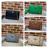 1:1 Best Quality Gucci 702200 GG Matelassé Leather Shoulder Bag designer bags