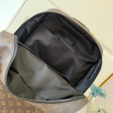 Louis Vuitton Dean Backpack Monogram Macassar Canvas M45335 Brown
