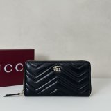 Best Quality Gucci GG Marmont Zip Around Wallet #837758 Bag
