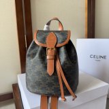 Backpack Celine Best Quality 197662 Folco Triomphe Canvas Bag