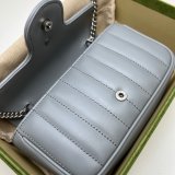 Luxury 7 Star Best Quality Gucci 476433 GG Marmont matelassé mini bag