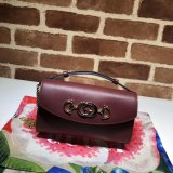 7 Star Gucci 564718 Strawberry Print Leather Zumi Mini Best Quality Bag