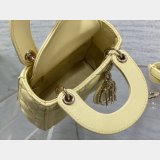 Best Quality Fashion Dior Micro Lady 1:1 Mirror 12CM Bag