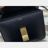 Best Quality Celine Teen Classic Leather Shoulder Black Bag
