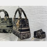 Perfect 1:1 Christian Dior Best Quality Lady Best 24CM Black Bag
