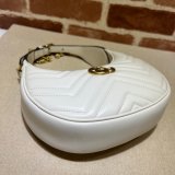 Gucci Best 699514 GG Marmont half-moon-shaped Best Quality bag