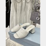 Best Quality Prada Quilted Leather Mules