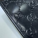 Gucci Best Quality Black GG embossed mini 625568 bag