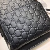 Gucci Signature Leather Backpack 450967 Best Best Quality Designer Bag