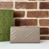 Gucci Best Quality Soft Leather GG Marmont Continental Wallet 443436 Bag