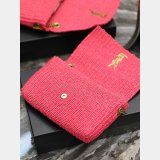 Designer Best Quality Saint Laurent Kate Clutch 553804 Rose Bag