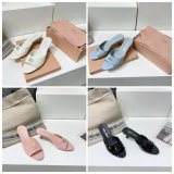 Miu Miu New Low Heel Slippers Buy The Best Product Best Quality Shoes
