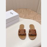 Celine Best Quality Paris Premium Flats Sandal Triomphe Shoes