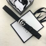 Luxury Gucci 38MM Double G Shop the New Best Quality Black Belts