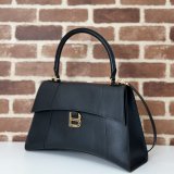 Balenciaga Best Quality Box In Black 812214 Hourglass Handbag