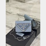Affordable Luxury Prada Best Quality Mario Raffia Triangle 1BH189 Bag