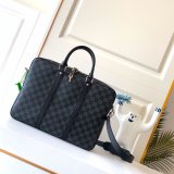 Louis Vuitton Porte-Documents Voyage PM Damier N41478 Graphite Canvas