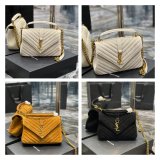Best Quality YSL Top Monogram College 392737 Leather Shoulder Bag