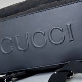 Gucci Medium GG Backpack With Web Men 824624 Best Quality Bag
