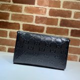 Gucci Best Quality Black GG embossed mini 625568 bag