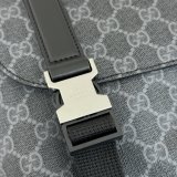 Gucci Men 792080 GG Designer Best Quality Backpack In Black GG Supreme