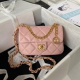 Perfect Copy Top Quality AS4012 Flap Black Best Quality Bag